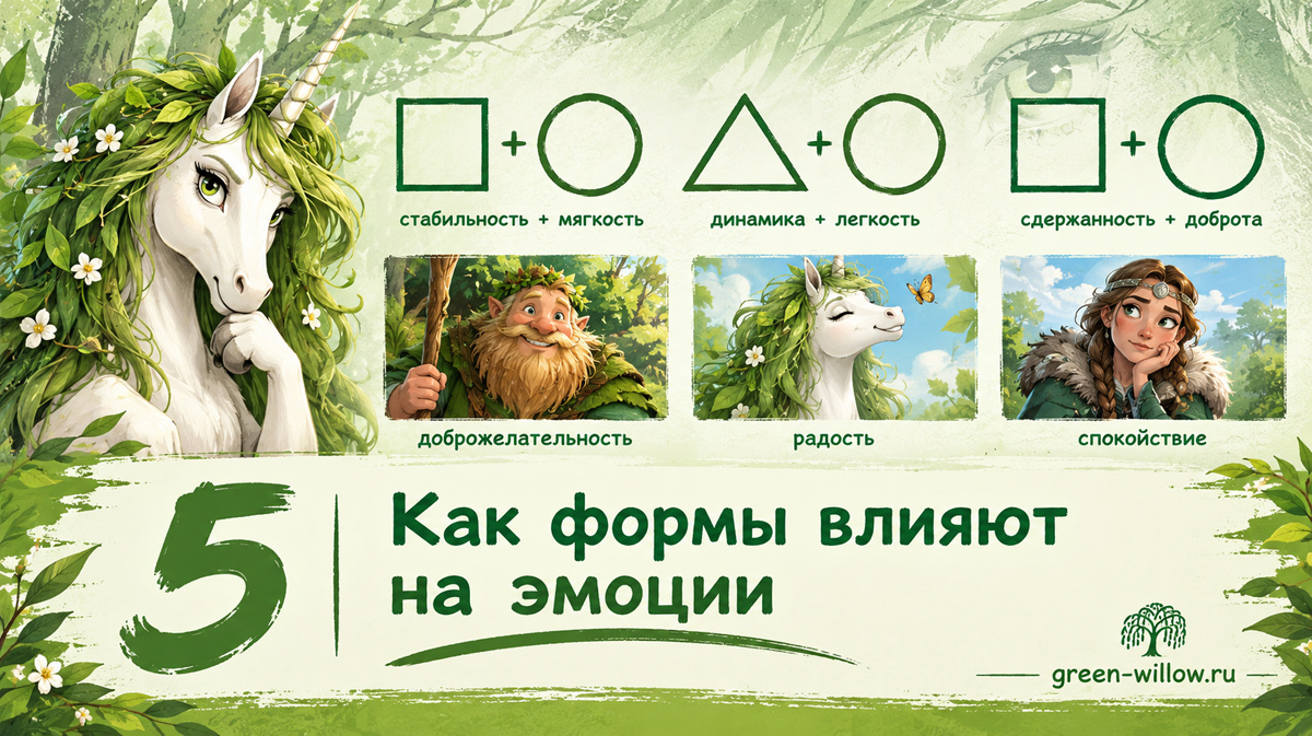 Как простые формы помогают создать характер персонажа